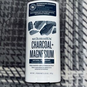 schmidt’s charcoal +magnesium natural deodorantant